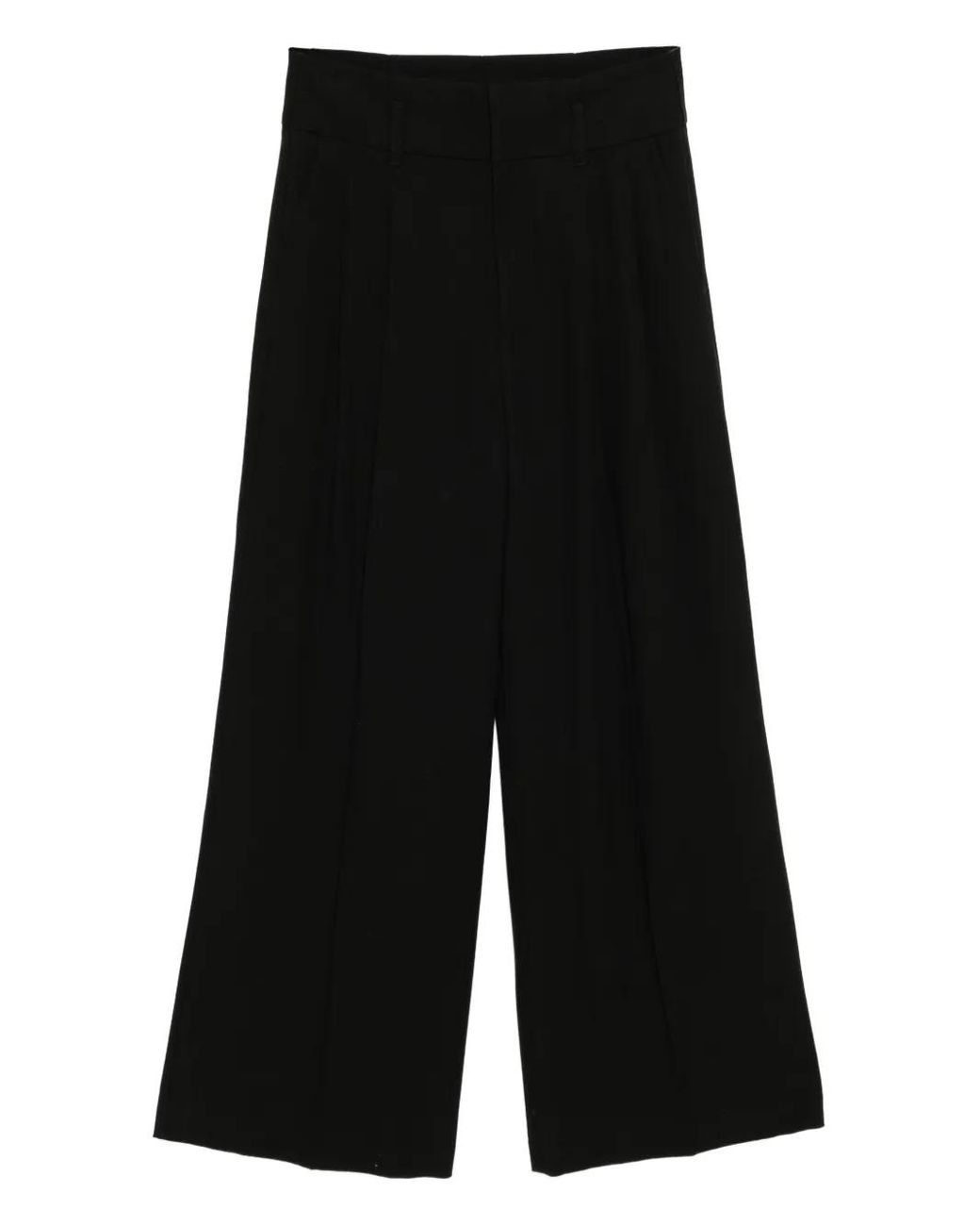 James Perse Black Pleated Trousers
