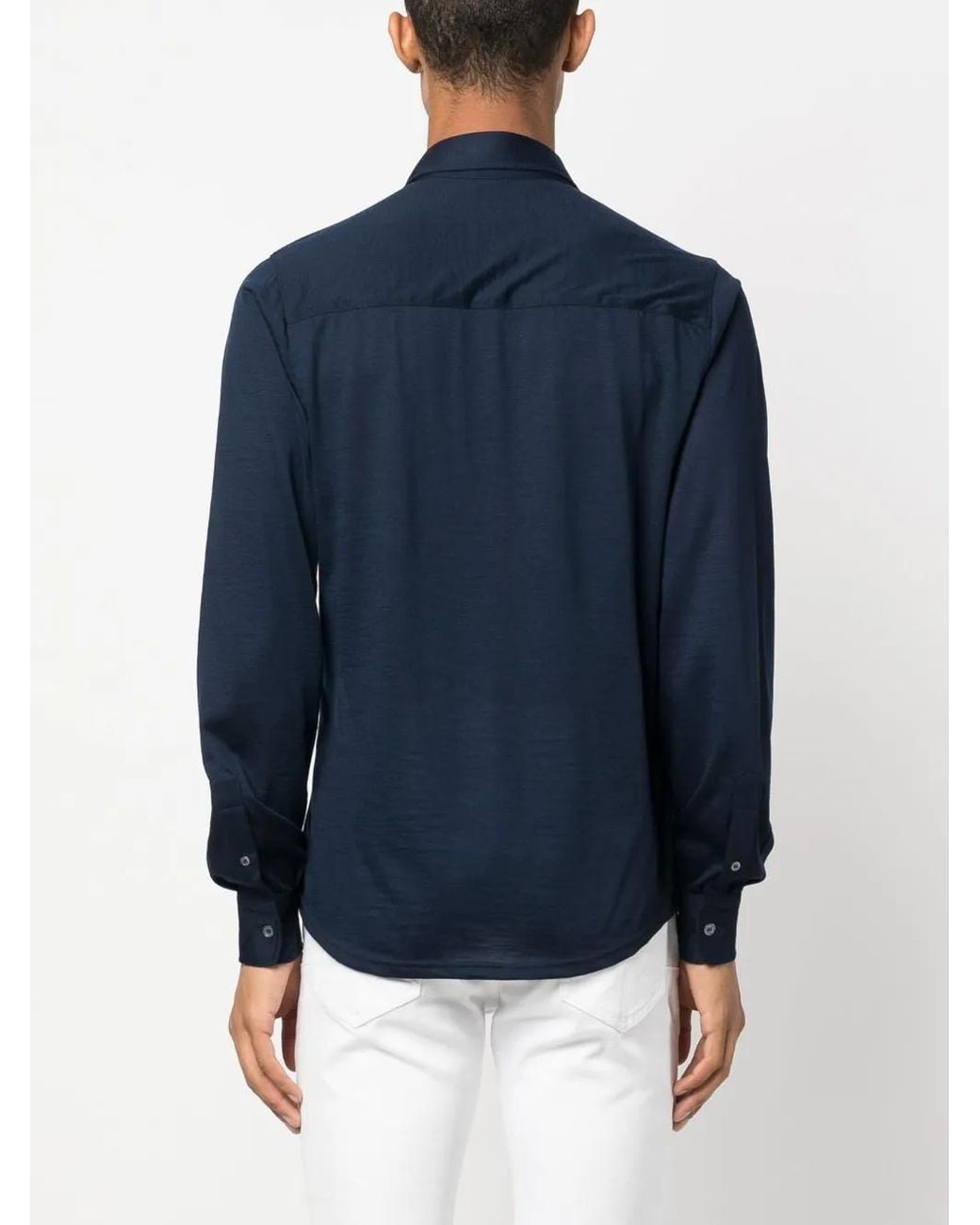 Camicia di Fedeli in Blue da Uomo