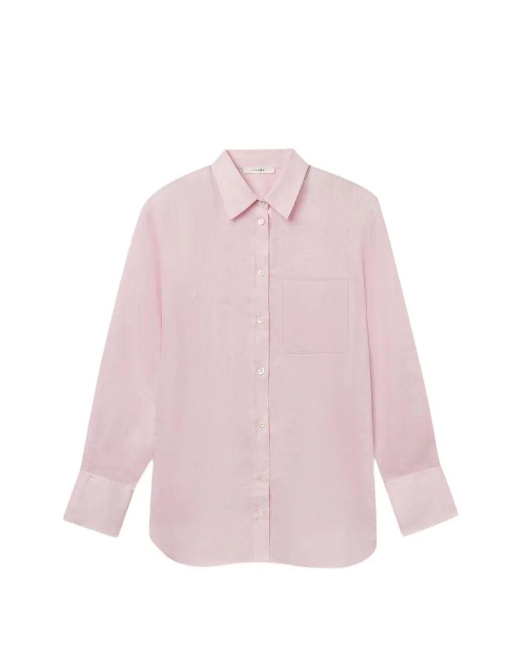 FRAME Pink Button-Up Shirt