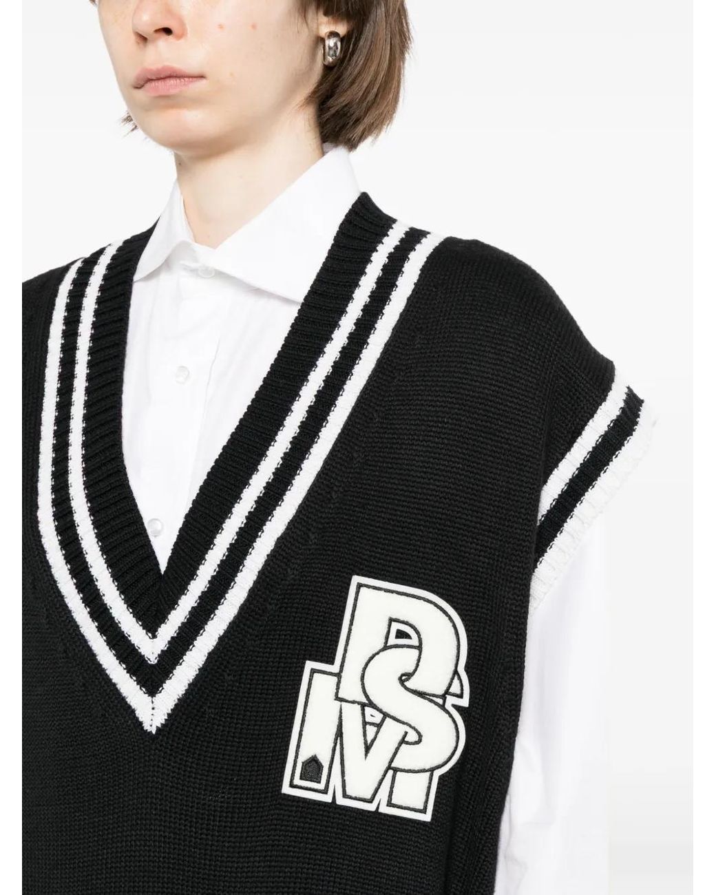 Dover Street Market Black X Kei Ninomiya Patched Vest