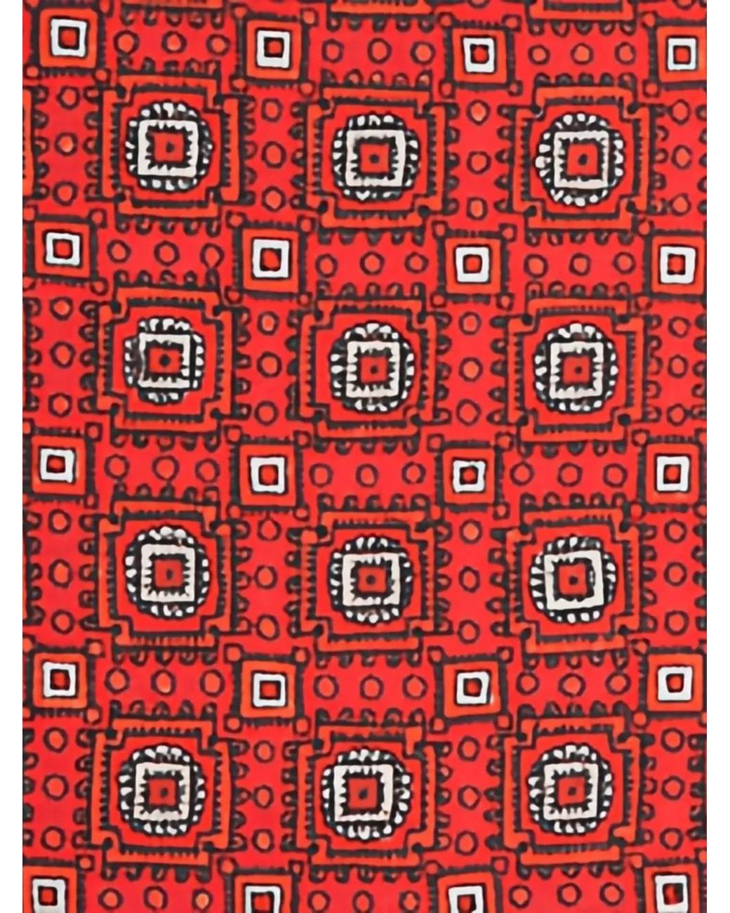 Orlebar Brown Red Maitan Geometric-Print Shirt for men