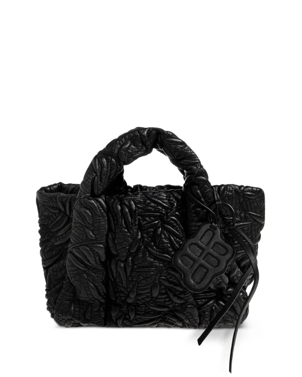 Munthe Black Lix Quilted Tote Bag