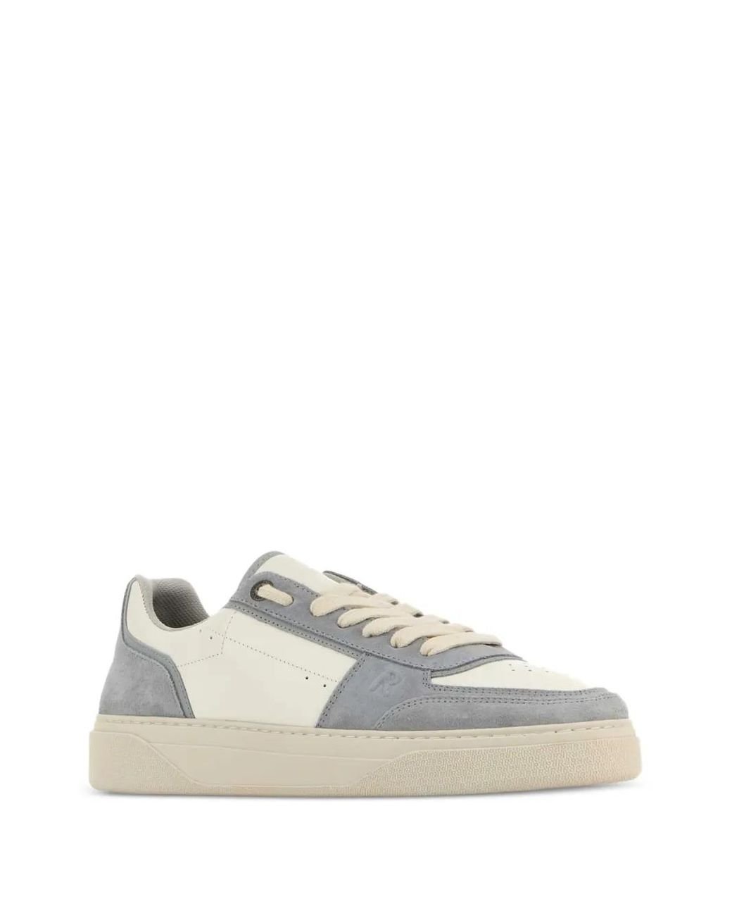 スニーカー REPRESENT Two-tone leather and suede Initial sneakers Represent Initial Two-Tone Sneakers in White for Men | Lyst