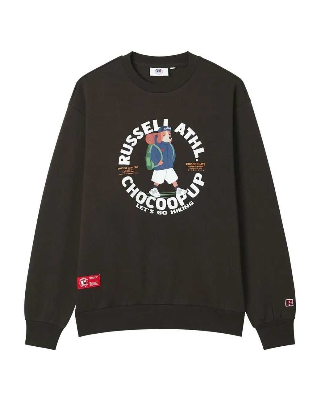 Chocoolate Black X Russell Athletic Crew-Neck Sweatshirt for men