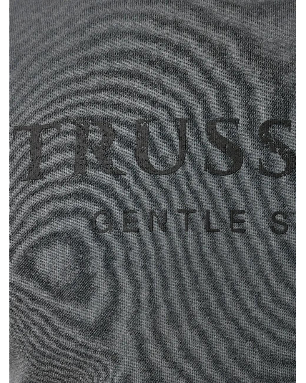 Trussardi Gray Gentle Society T-Shirt for men