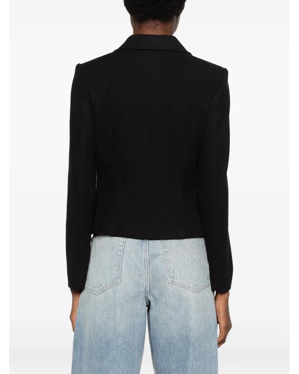 Emme Black Double-Breasted Jacket
