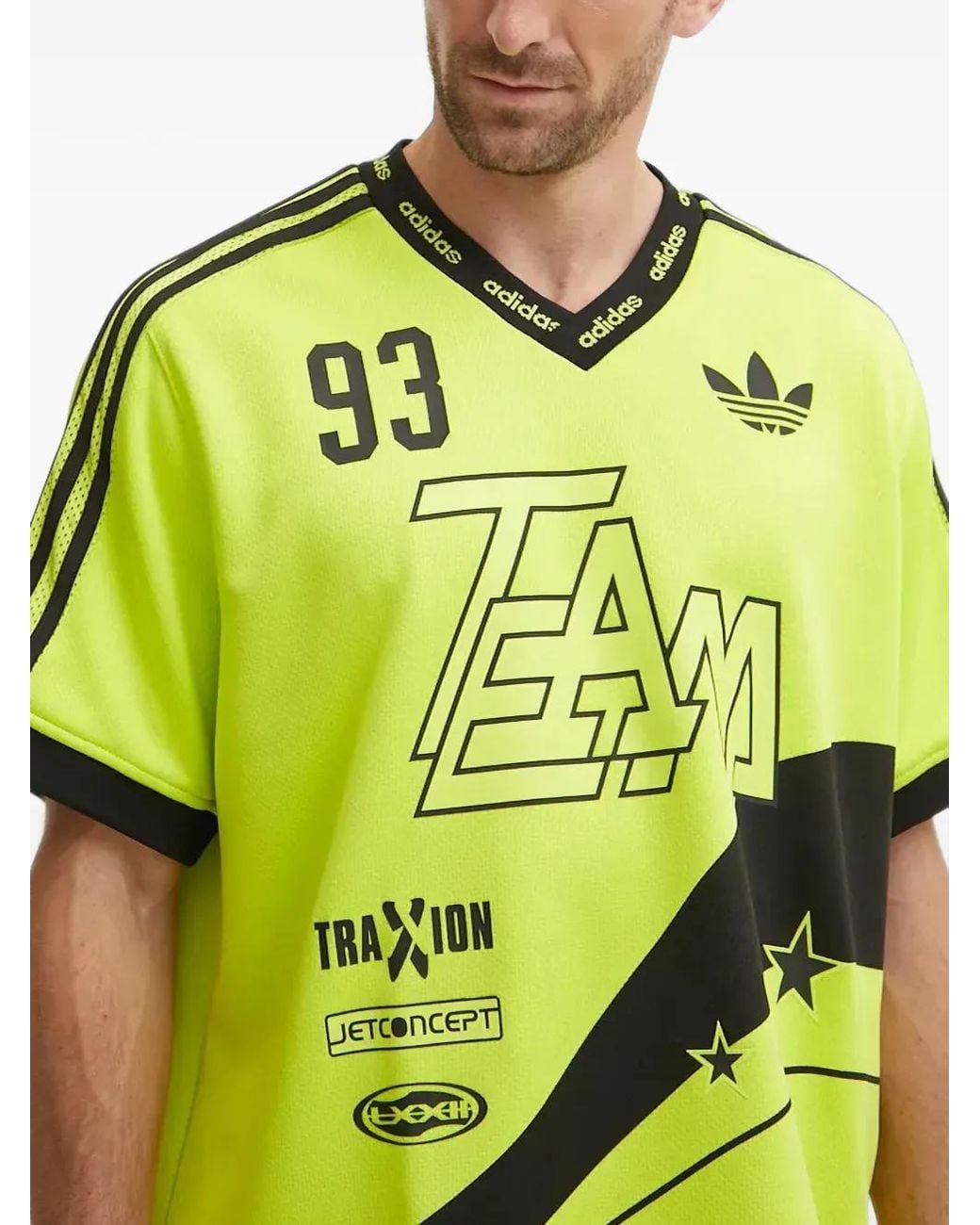 Adidas Yellow Team '93 Adilenium Season 2 Jersey for men