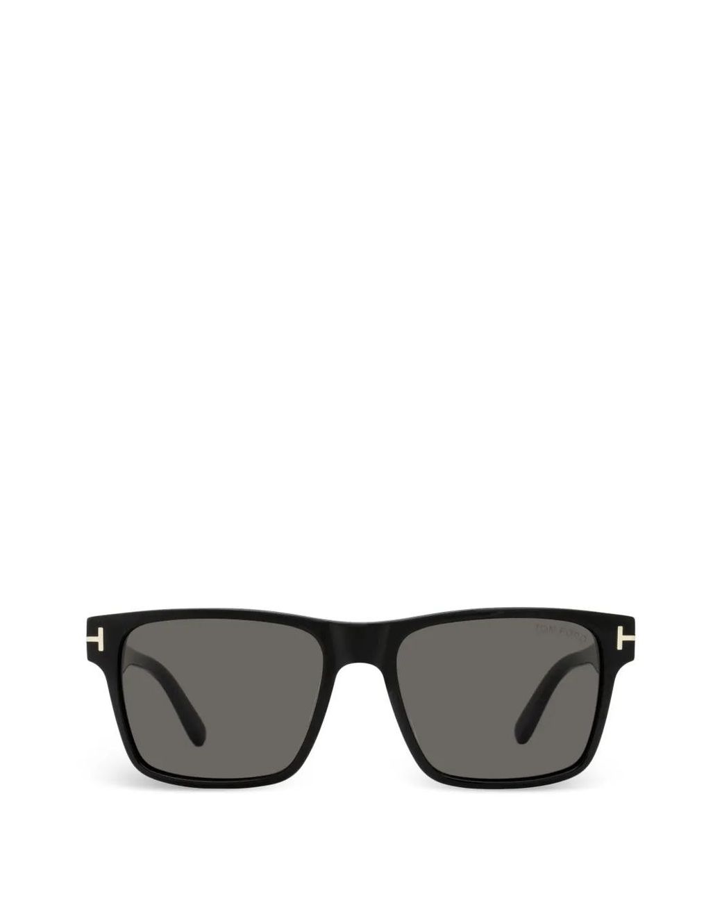 Tom Ford Black Lunettes De Soleil Calder À Monture Rectangulaire