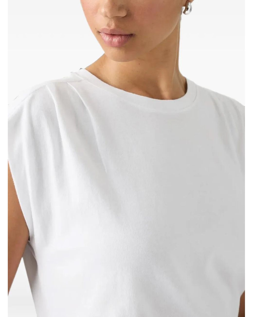 Levi's White Logo-Patch Vest