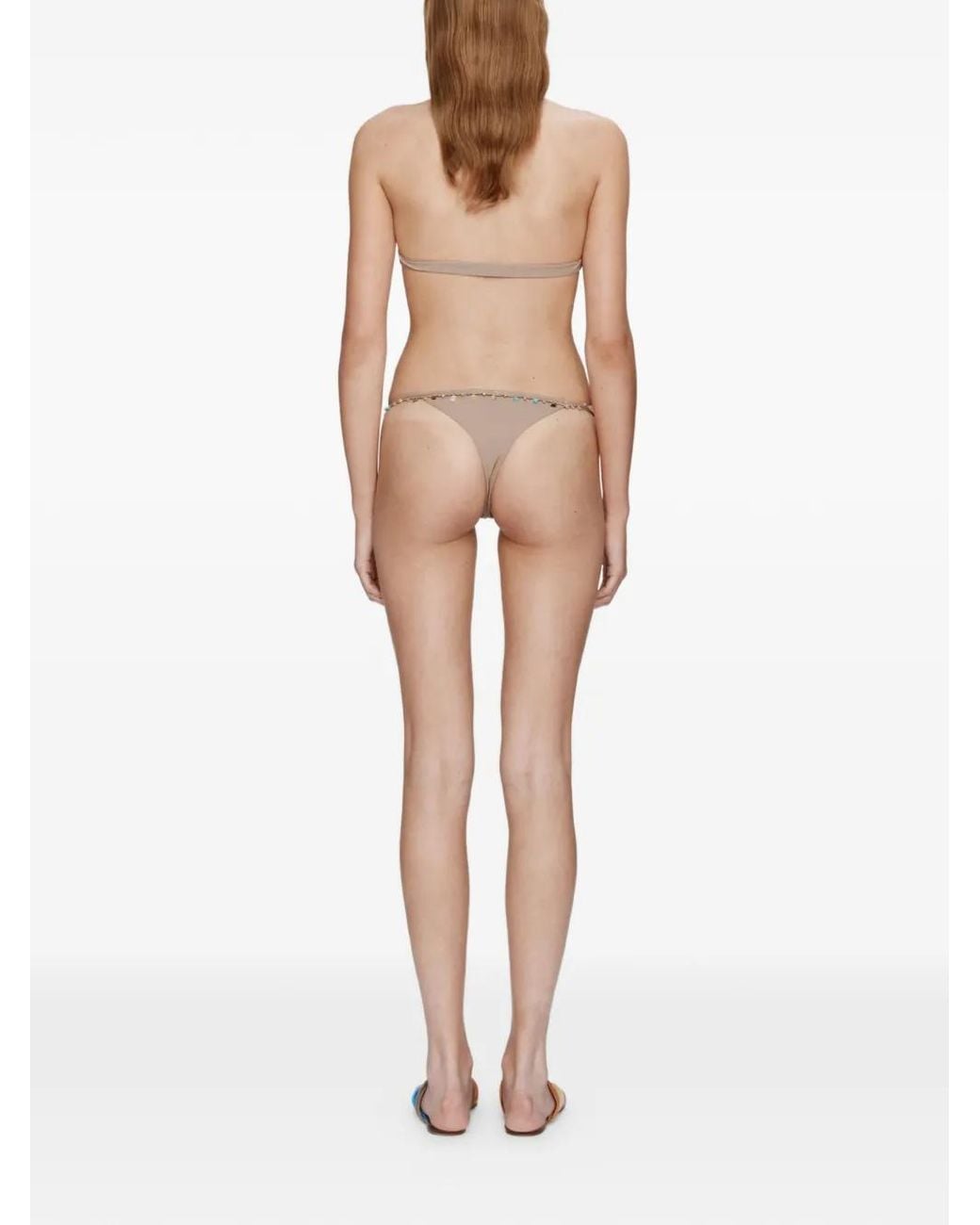 Christopher Esber White Beach Quartz Bikini Briefs