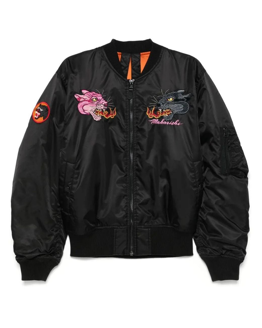 Maharishi 5345 Duality Panther Ma1 Bomber Jacket in Black for Men