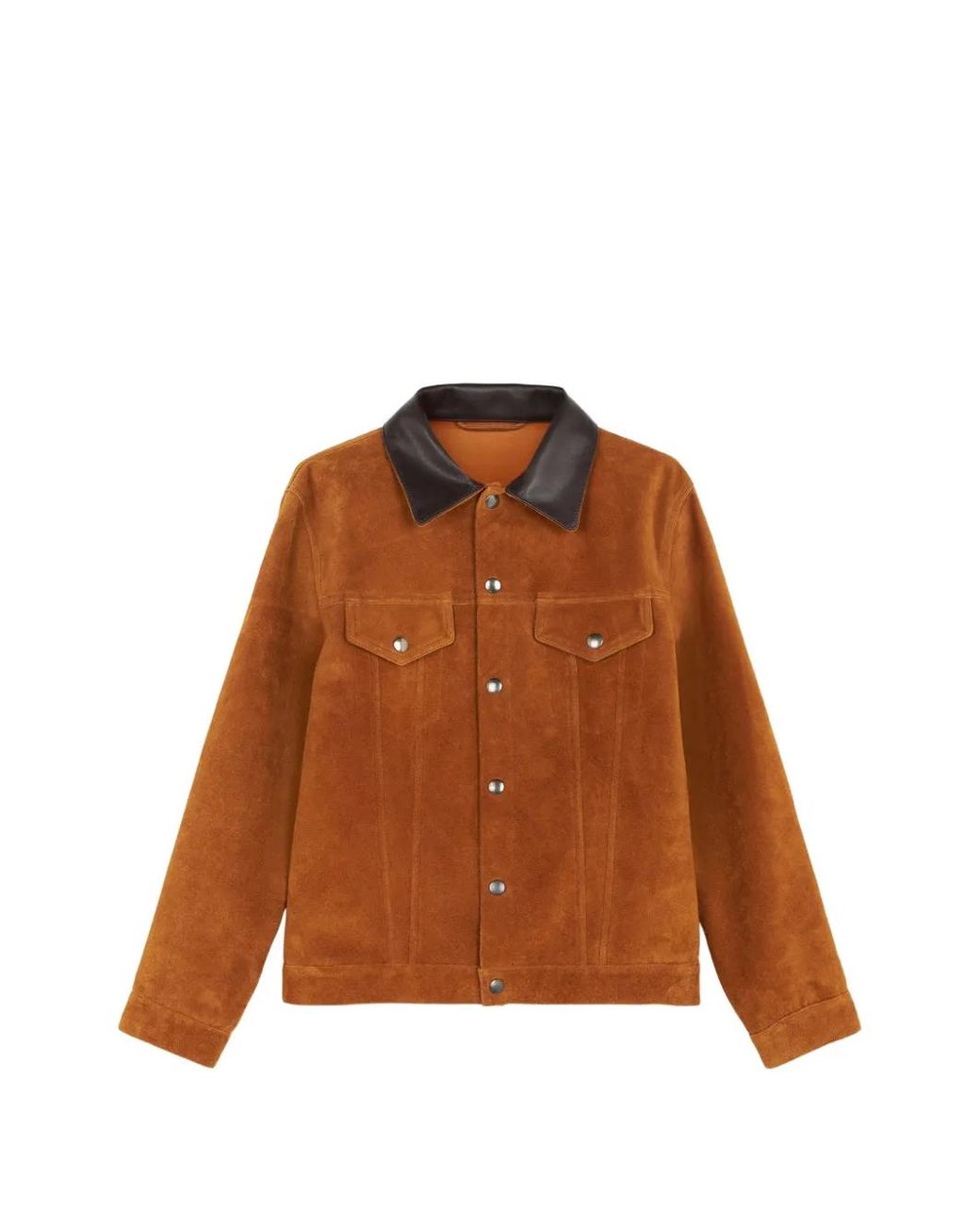 Fortela Brown Type3 Pocket Leather Jacket for men