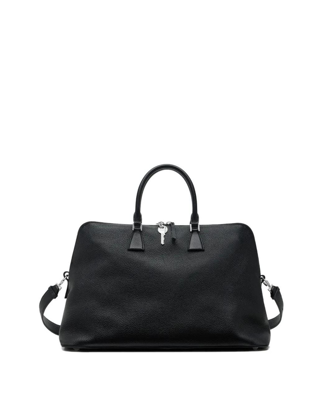 Maison Margiela Xl 5Ac Zip Leather Tote Bag in Black | Lyst