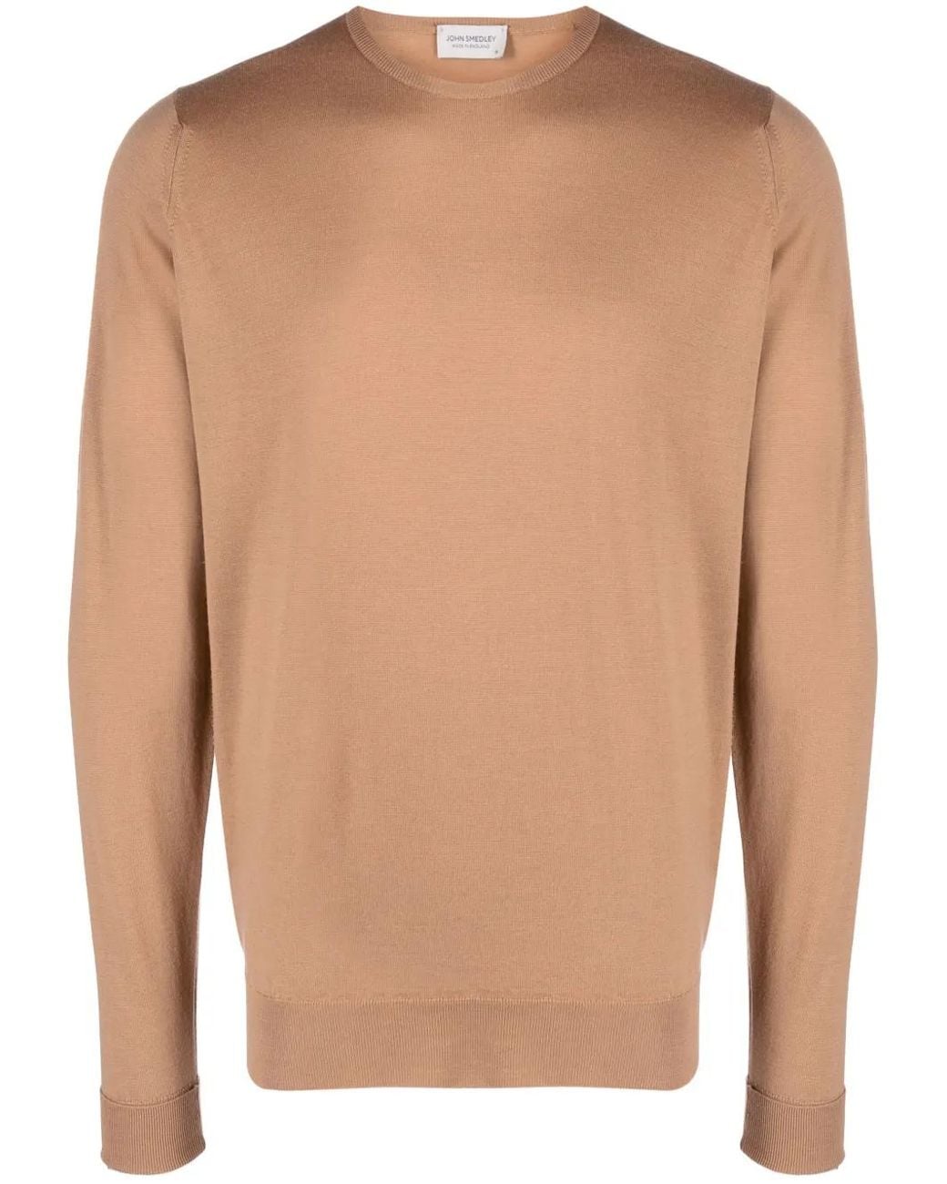 John Smedley Brown Marcus Virgin Wool Jumper for men