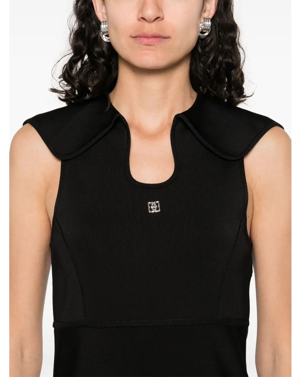 Givenchy Black Sailor Collar Dress
