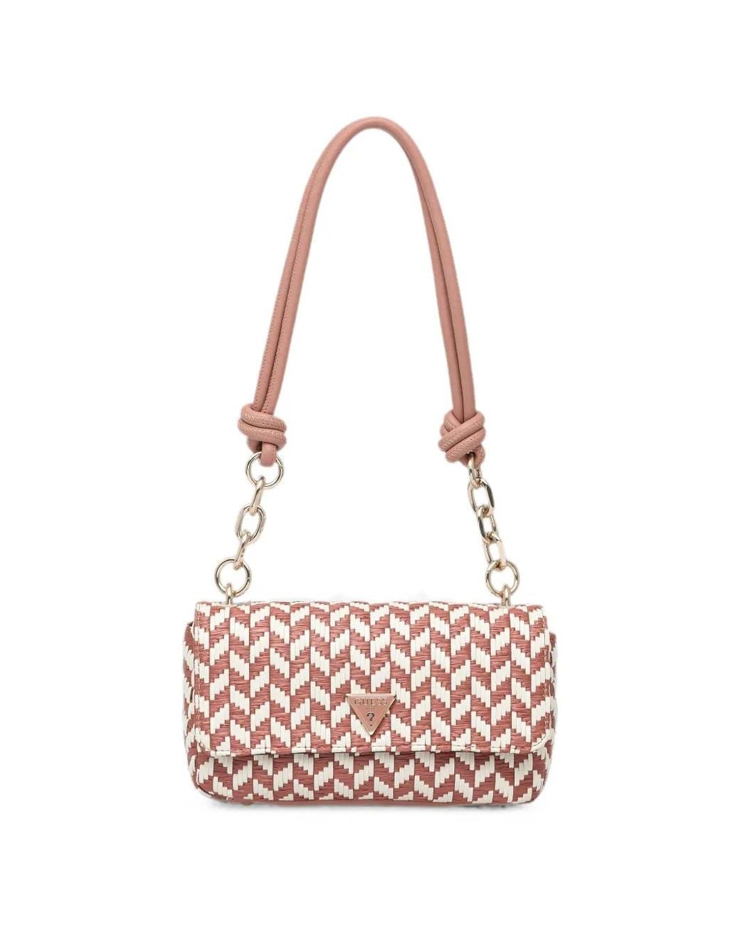Guess Pink Tessi Shoulder Bag