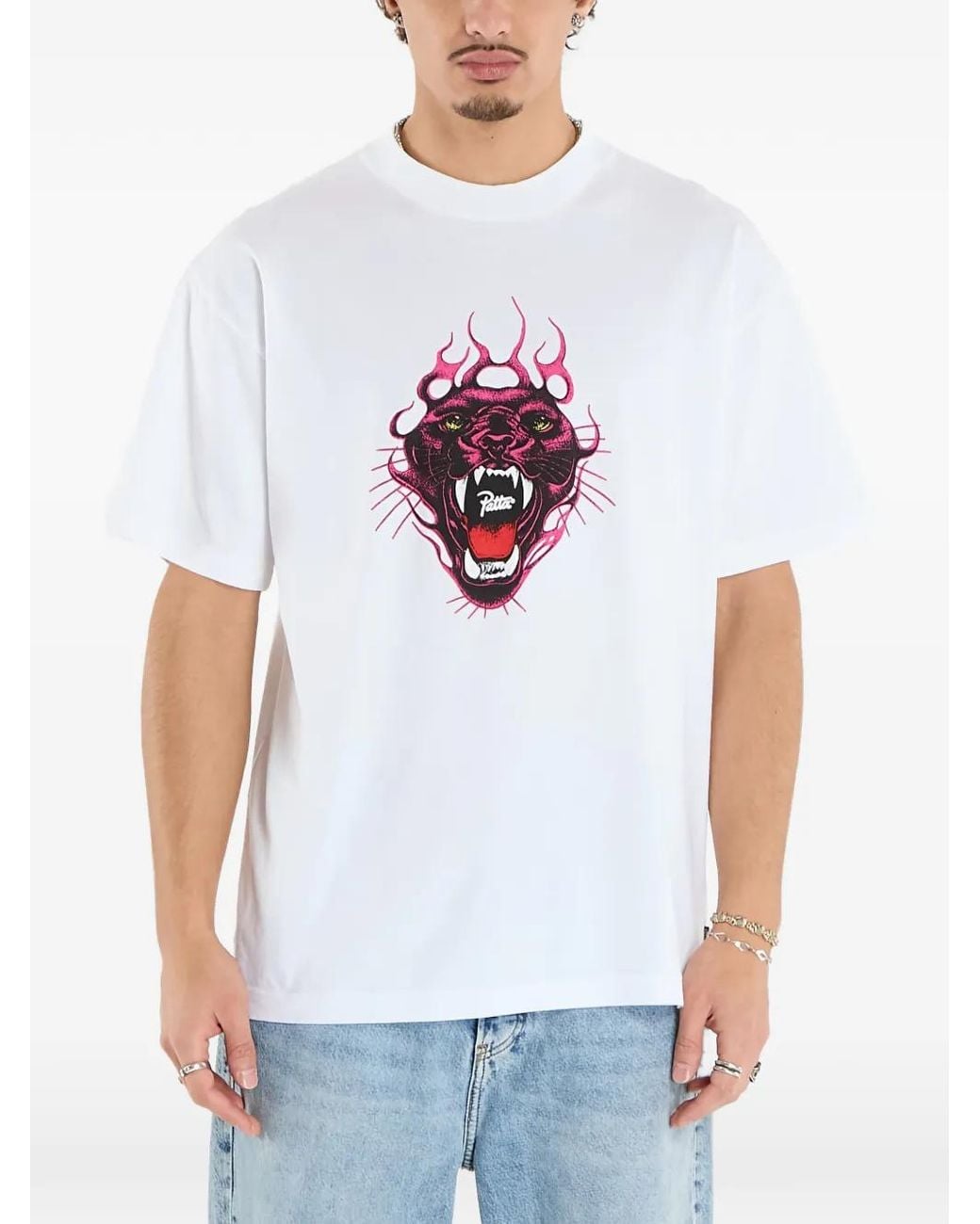 PATTA White T-Shirt À Motif Graphique