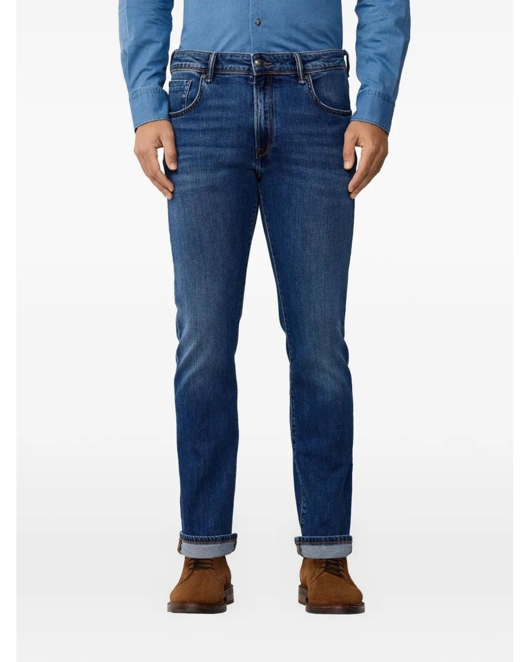 Hackett Blue Slim-Fit Jeans for men