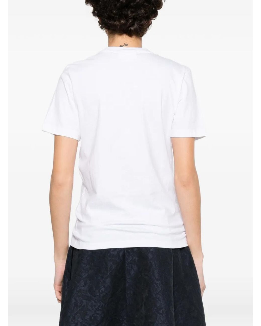 Maison Kitsuné White Dreaming Fox Regular Tee-Shirt
