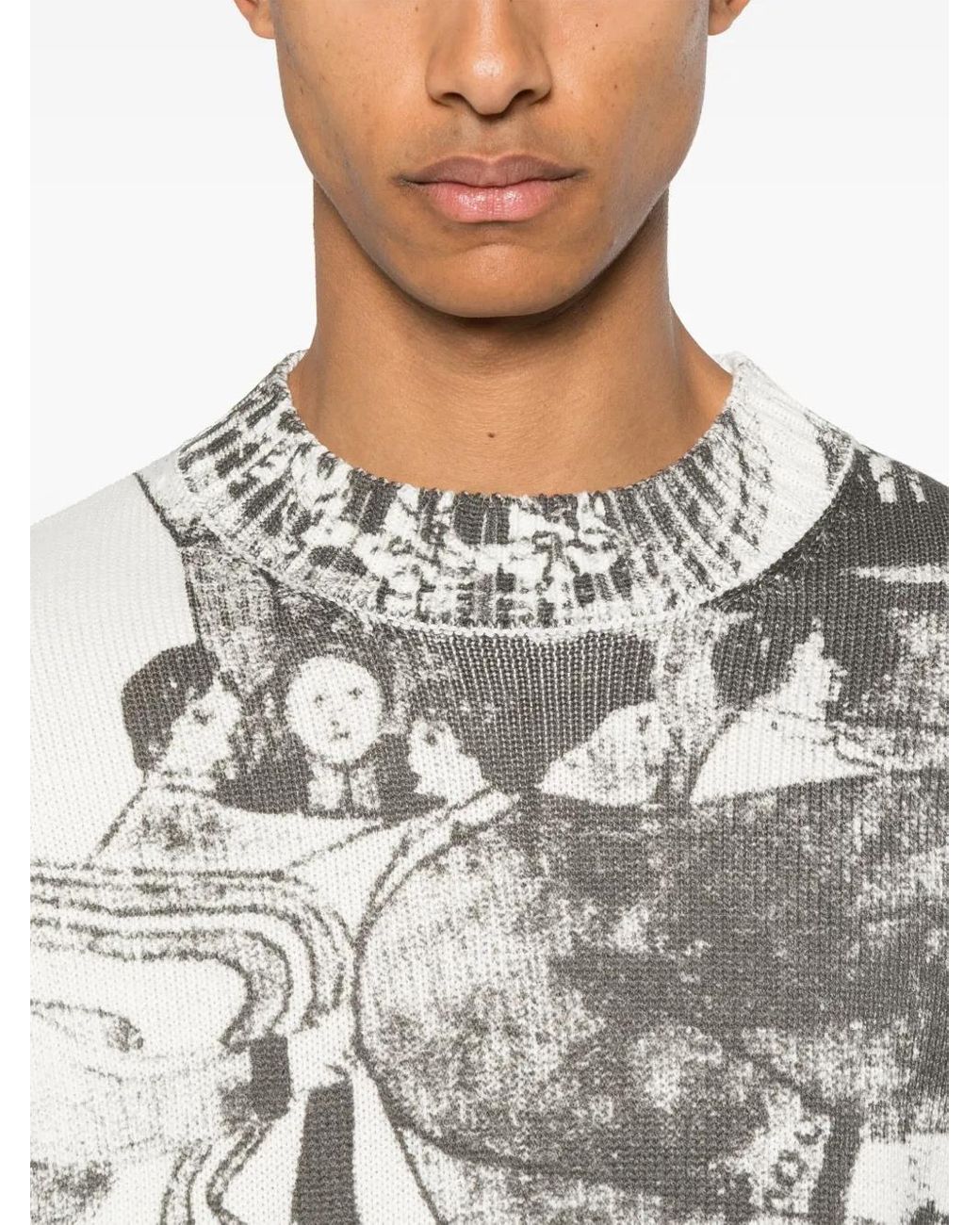 Enfants Riches Deprimes White Crew-Neck Sweater for men