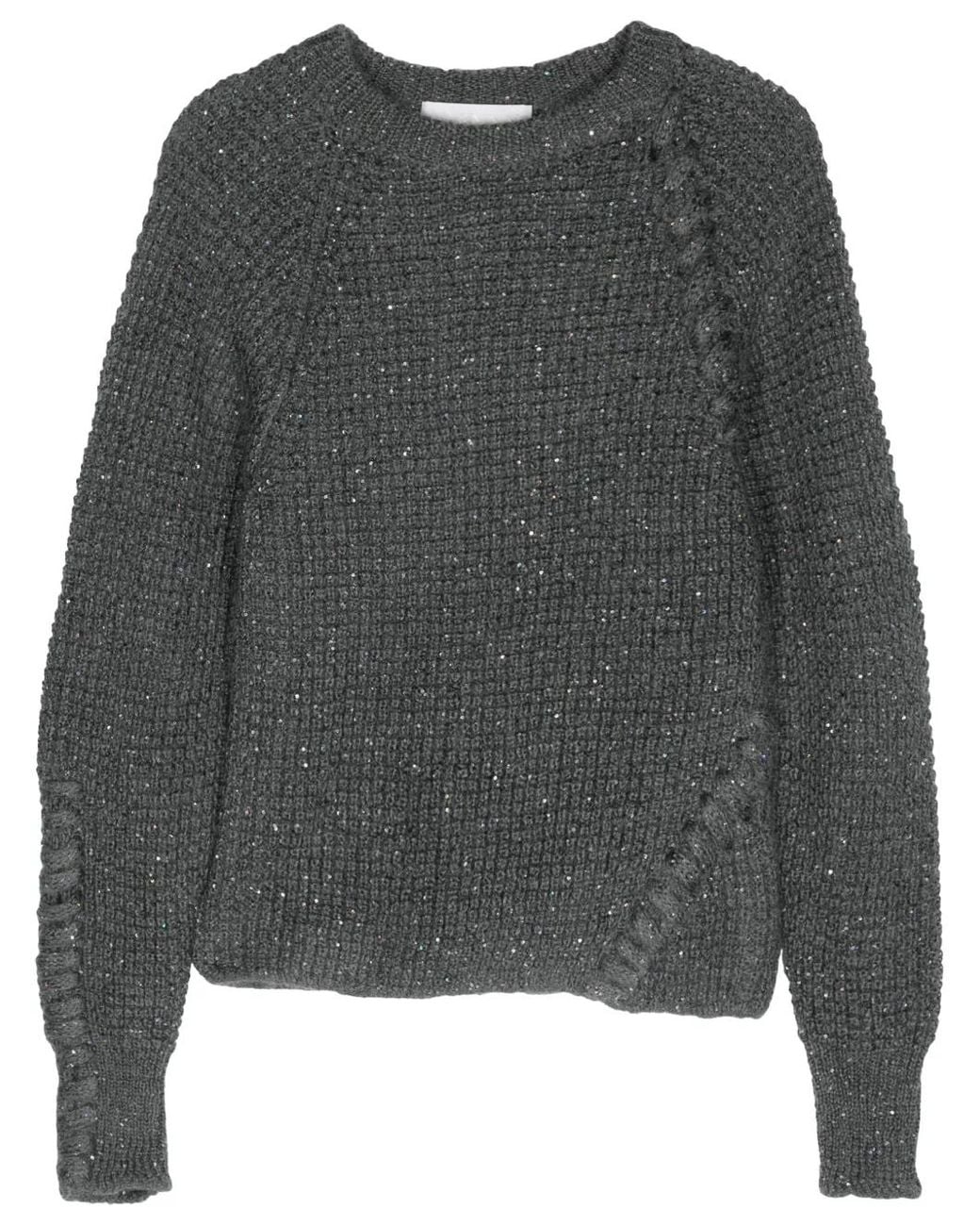 Genny Gray Sequinned Sweater