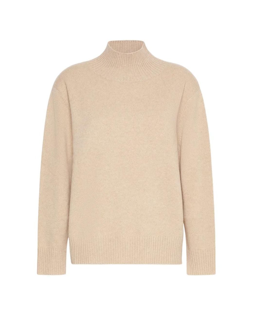 Weekend by Maxmara Natural Cashmere Turtleneck Sweater