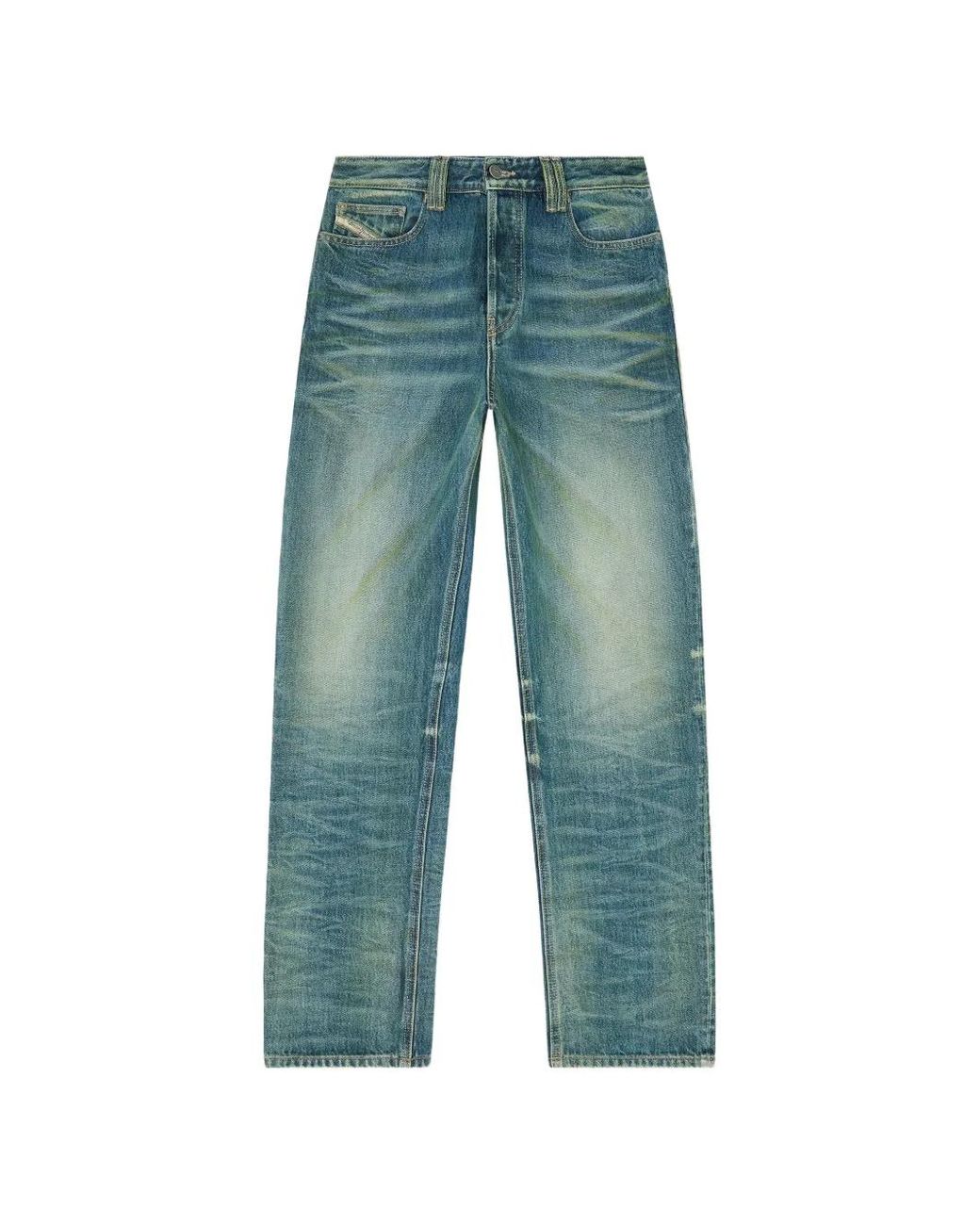 DIESEL Blue Regular-Jeans High-Waist 1991 D-Voeed for men
