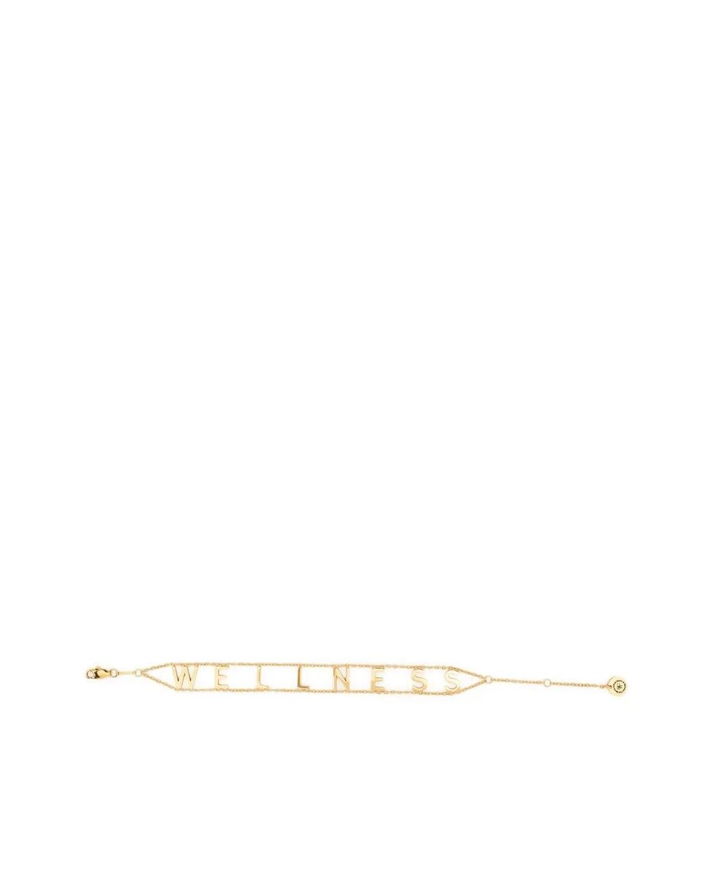 Sporty & Rich White Wellness Charm Bracelet