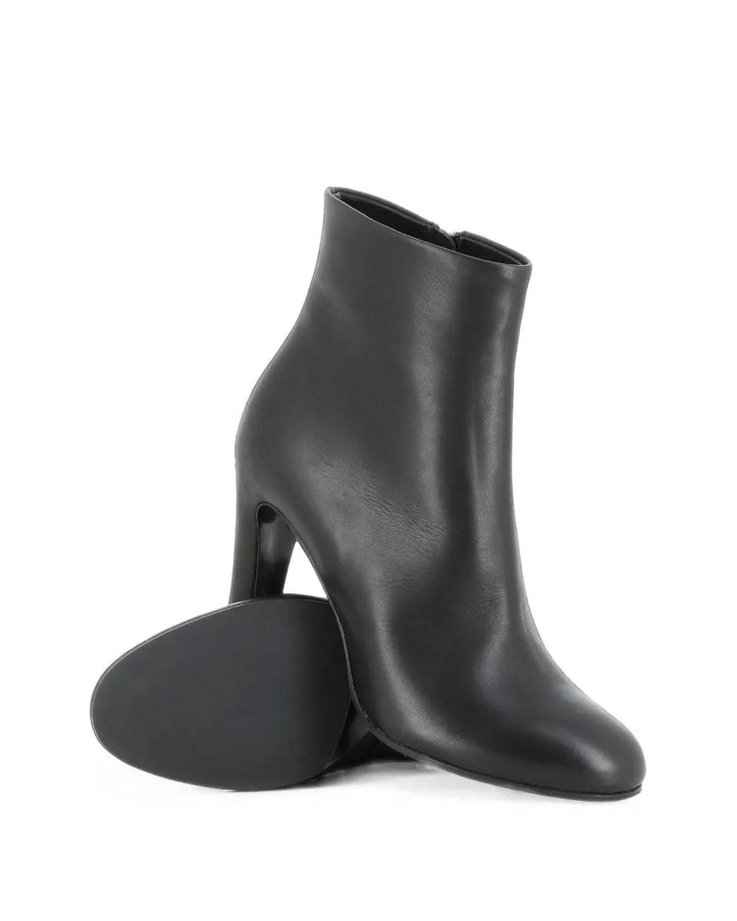 Roberto Del Carlo Gray Pat 12027 Leather Ankle Boots