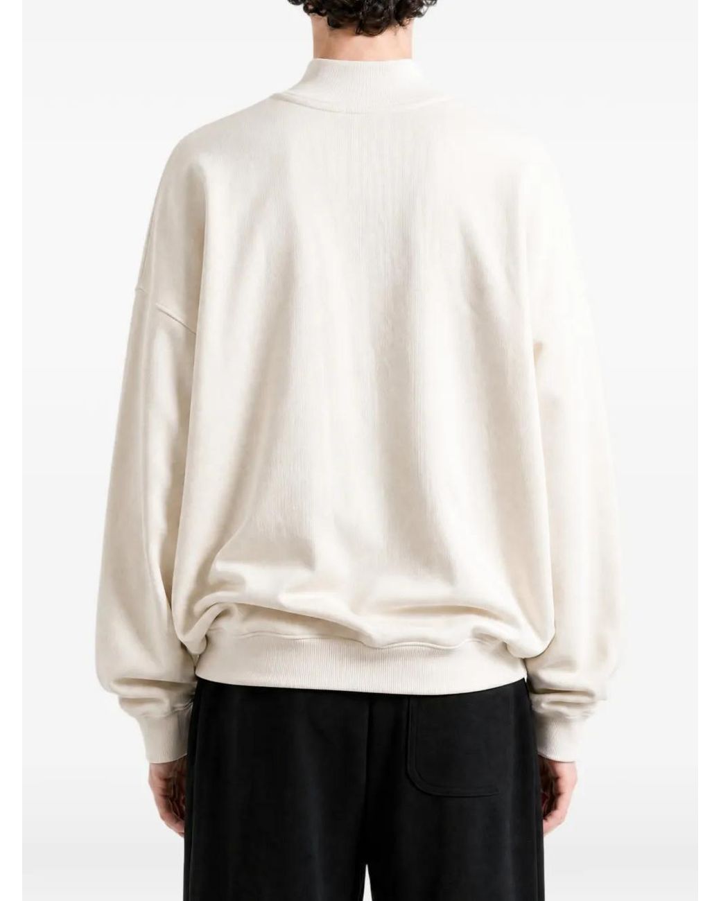 Willy Chavarria Blue Gilroy Crew-Neck Sweatshirt for men