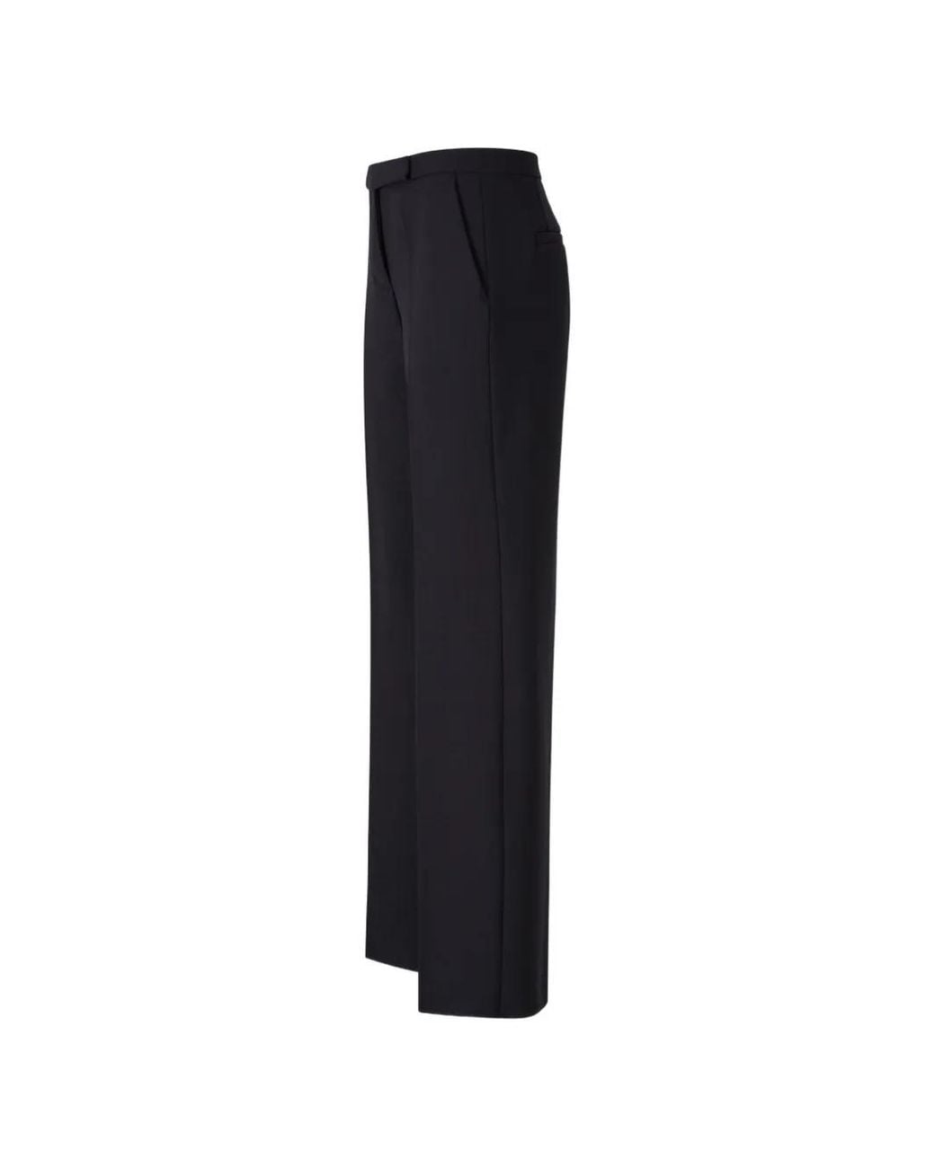 Dorothee Schumacher Blue Refreshing Ambition Pressed-Crease Trousers