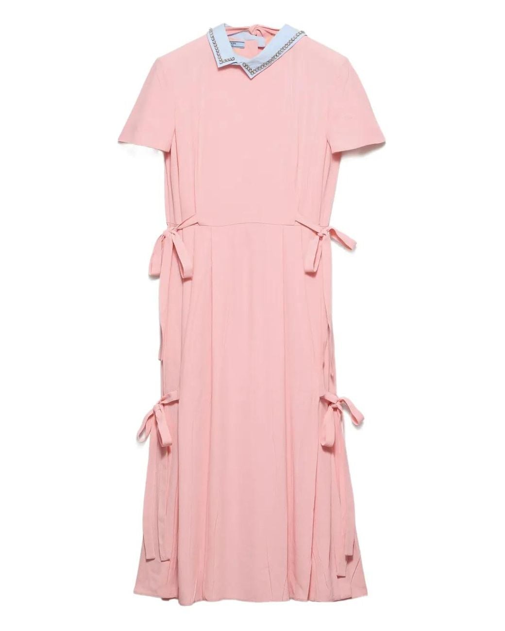 Abito Midi di Prada in Pink