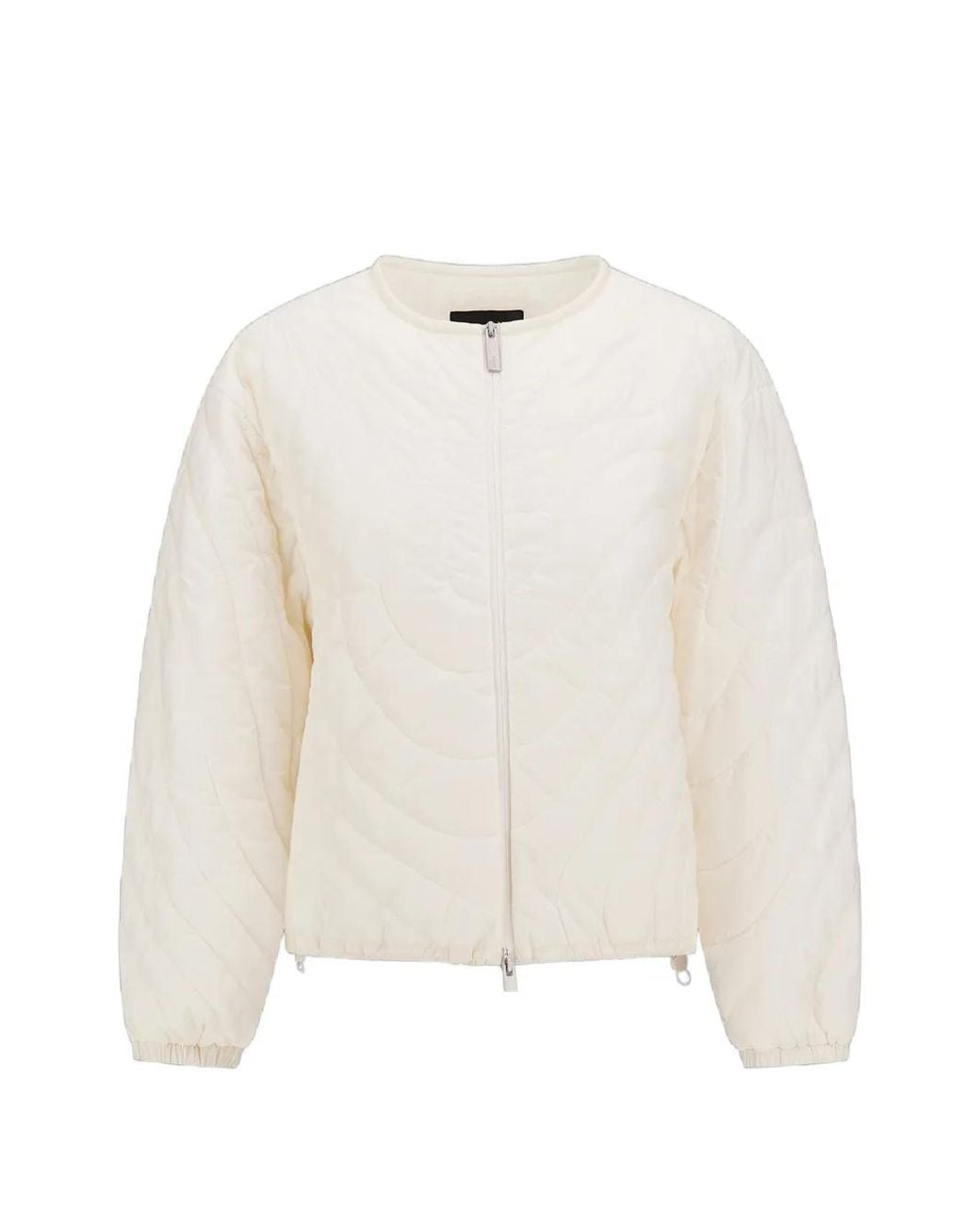 Laminar White Quilted Jacket