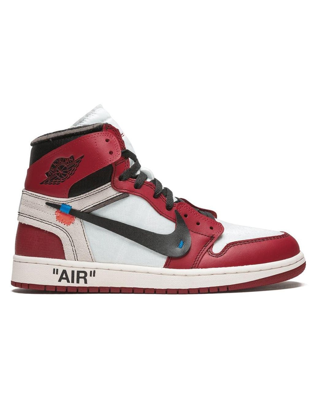 NIKE X OFF-WHITE Suede The 10: Air Jordan 1 "off-white in Red for Men -  Save 11% | Lyst
