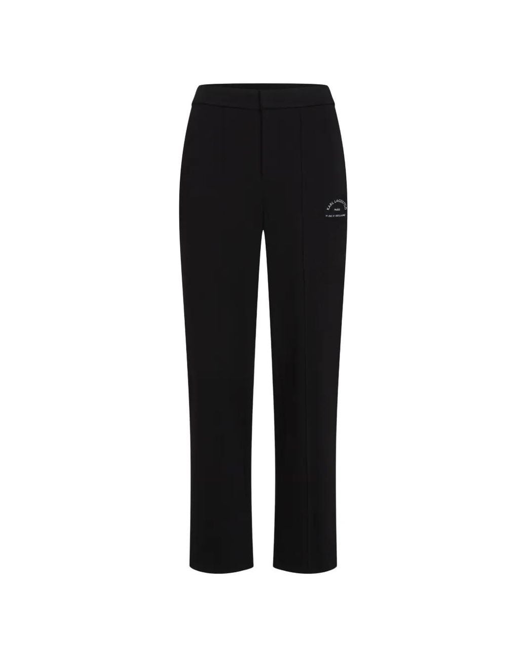 Karl Lagerfeld Black Rue St-Guillaume Track Pants