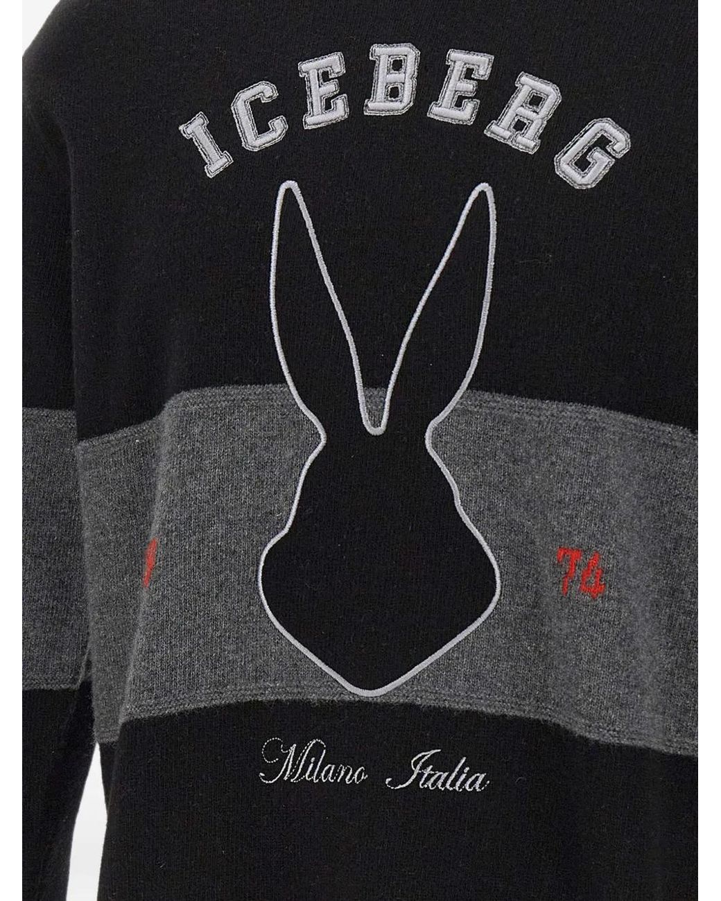 Pull Bugs Bunny À Rayures Iceberg pour homme en coloris Black
