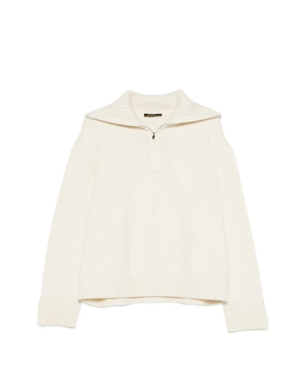 Loro Piana White Parksville Pullover