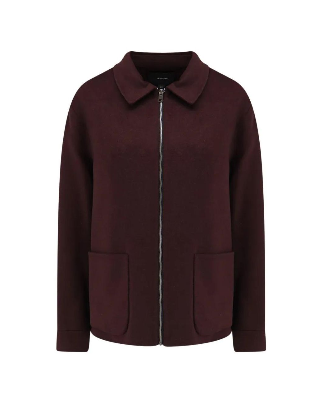 Vince Purple Zip-Up Cardigan for men