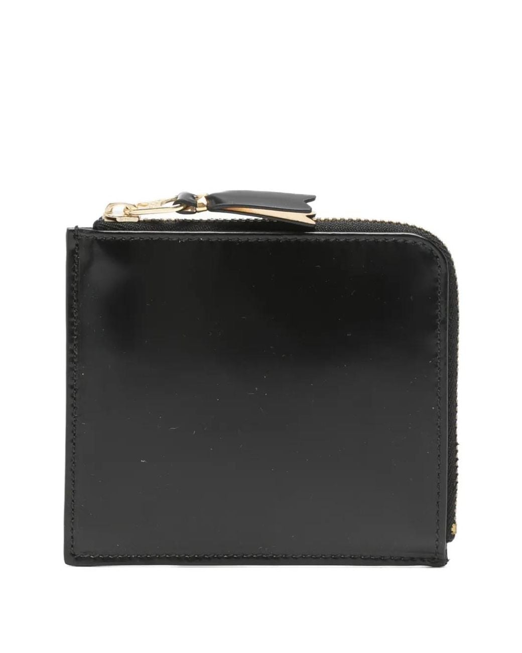 Comme des Garçons Black Zip Leather Wallet