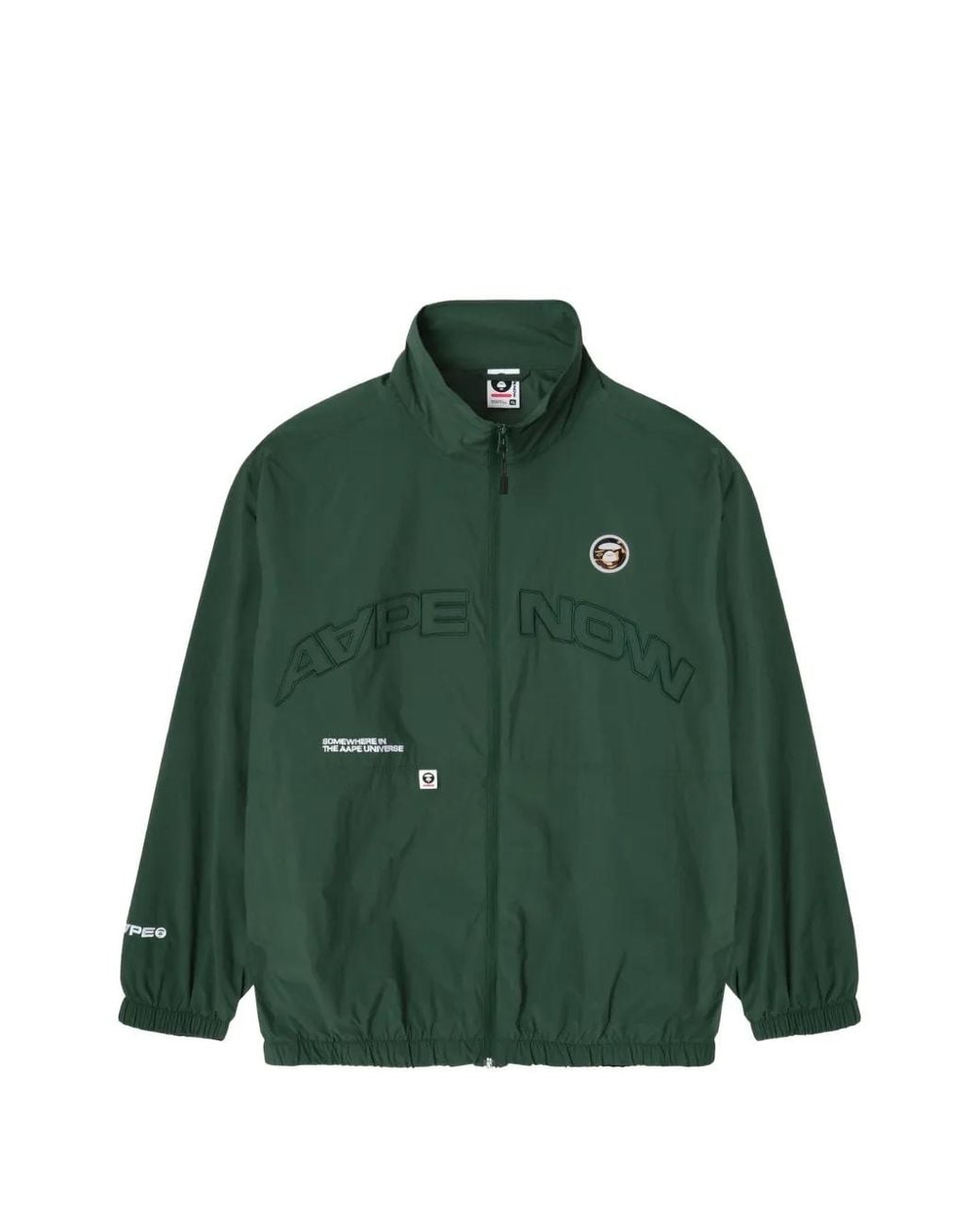 Aape By A Bathing Ape Green Moonface Patch Jacket for men