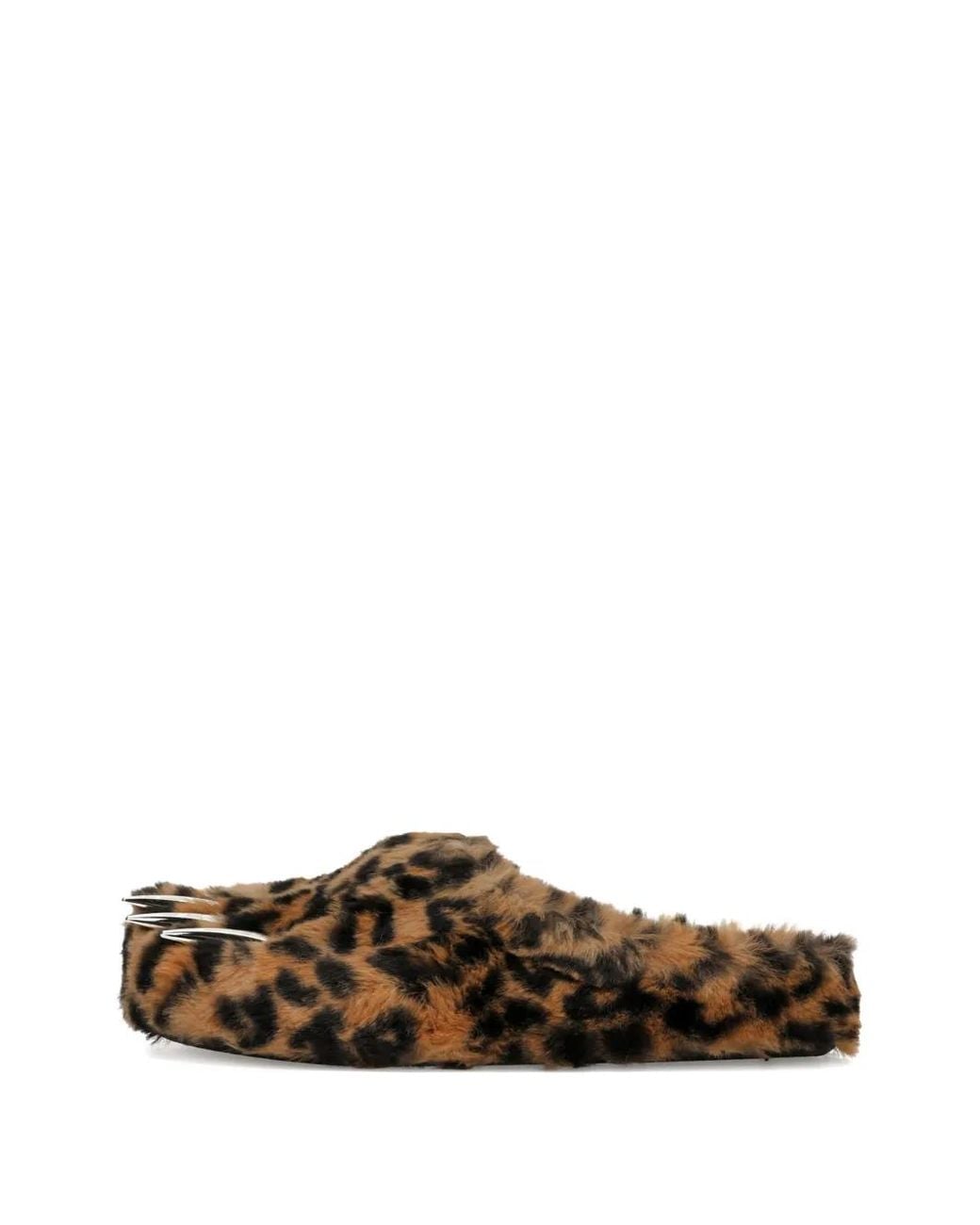 Bravest Studios Brown Mules À Motif Léopard for men