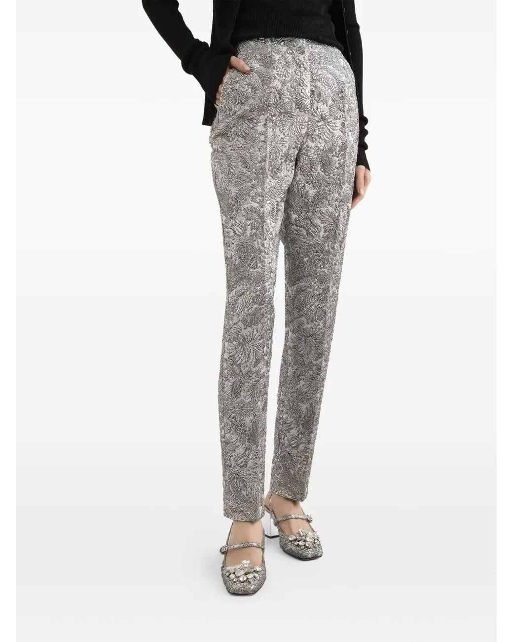Dolce & Gabbana Gray Pantalone