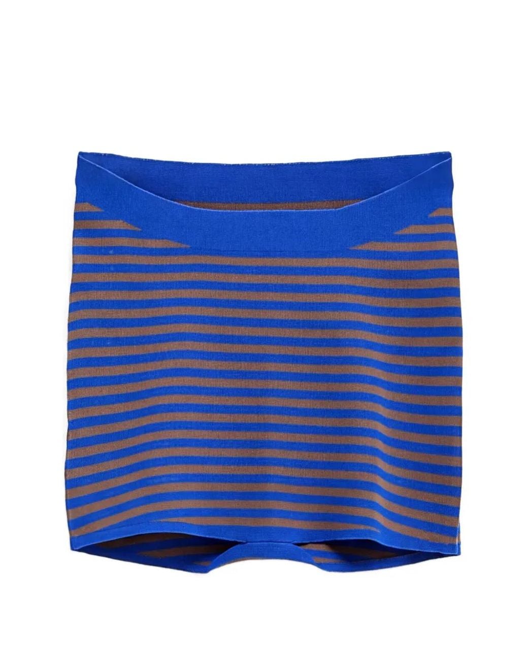 GIMAGUAS Blue Camu Striped Shorts