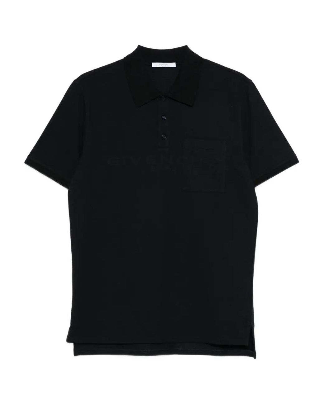 Givenchy Black Short Sleeve Polo for men