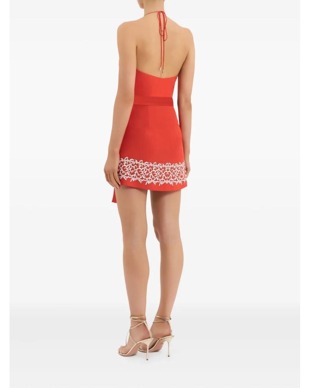 Rebecca Vallance Red Sundia Mini Dress