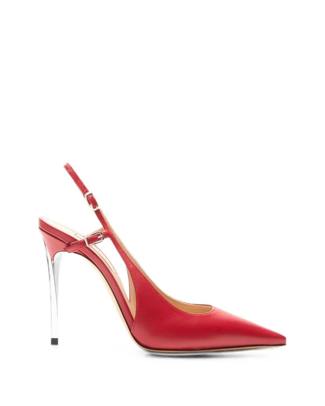 Casadei Pink Escarpins Superblade Minorca À Bride Arrière