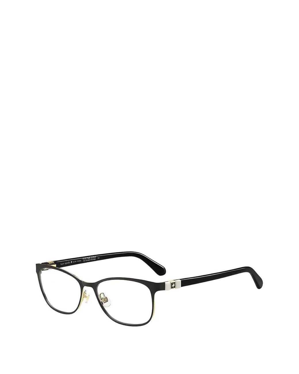 Kate Spade White Jonae Square-Frame Glasses