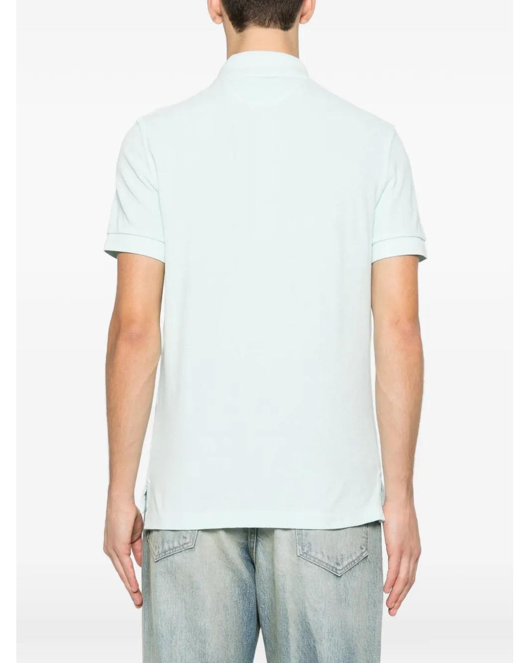 Tom Ford Blue Towelling Polo for men