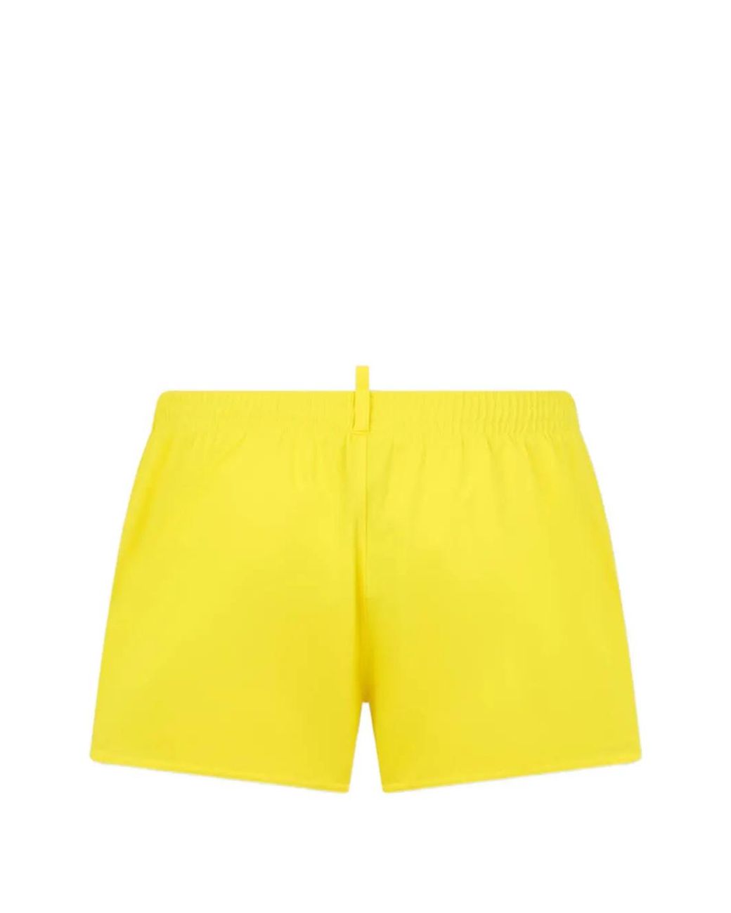 DSquared² Yellow Logo Midi Swim Boxer for men