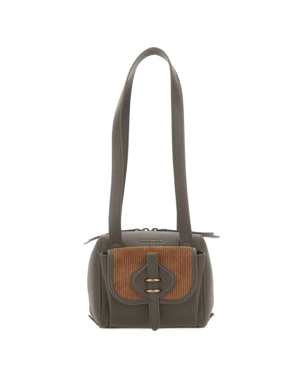 Coccinelle Natural Mavery Pocket Small Shoulder Bag